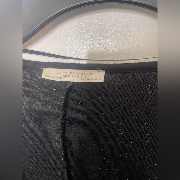 Zara silver bodysuit/ blouse formal size small - Picture 8 of 8